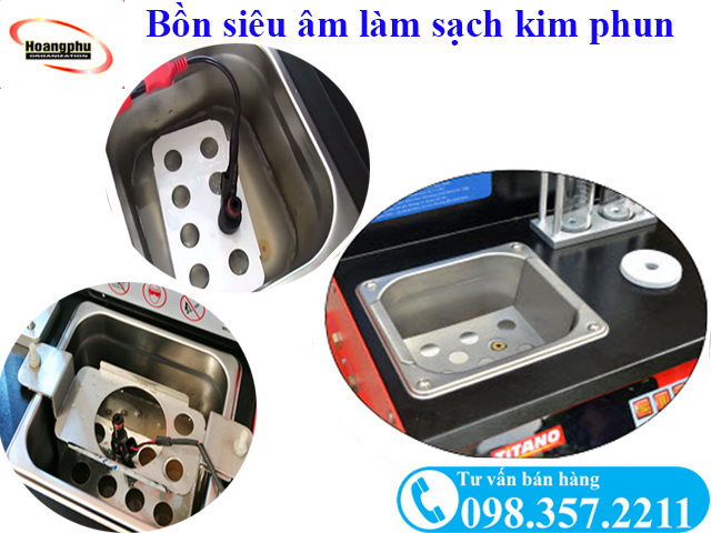 Bồn siêu âm làm sạch kim phun xăng